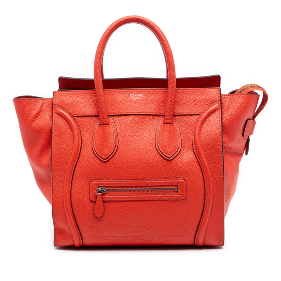 Celine Handbags - Pre-Loved Celine Mini Leather Luggage Tote